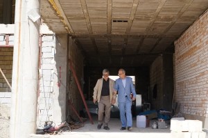 بازدید از مدرسه در حال ساخت فروغ ابری ناحیه ۶ اصفهان
