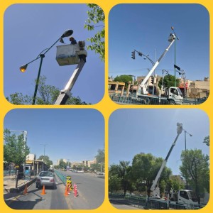 تداوم خدمات گروه روشنایی برای رفع خاموشی
