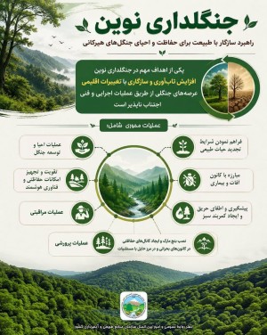 راهبرد سازگار با طبیعت برای حفاظت و احیای جنگل‌ها