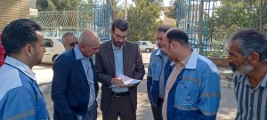 بازدید تیم  نظارت و بازرسی شرکت مهندسی آبفای کشور از شهرستان برخوار