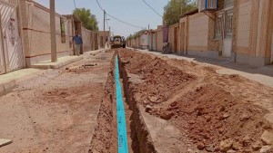 اتمام عملیات اصلاح و تعویض شبکه توزیع آب روستای تلک‌آباد اردستان