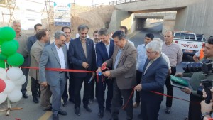 تقاطع غیرهمسطح سفیدشهر–نوش‌آباد–کاشان به بهره‌برداری رسید
