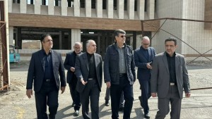بازدید از ساختمان در حال احداث امور برق کاشان