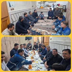 حضور میدانی در کنار همکاران واحد عملیات تا ضیافت افطاری