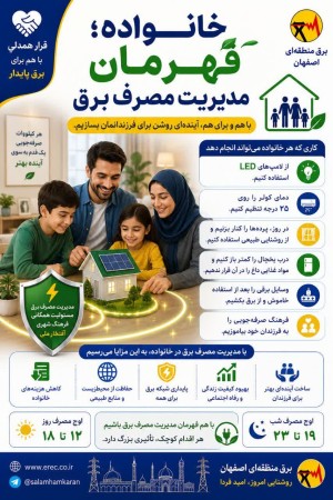 خانواده؛ قهرمان مدیریت مصرف برق