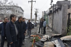 بازدید سرپرست شرکت توانیر از خسارت شبکه برق اراک
