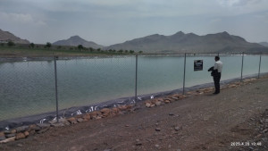 احداث یک واحد استخر ذخیره آب کشاورزی در روستای تیدجان با ظرفیت ذخیره سازی ۲۵ هزار مترمکعب