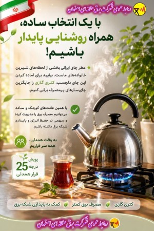با یک انتخاب ساده همراه روشنایی پایدار باشیم