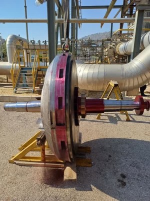 بهره برداری موفق از روتور كمپرسور تاسیسات گازی ساخت داخل در منطقه دو عملیات انتقال گاز ایران