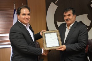 تقدیر مدیرعامل آبفای استان اصفهان از بیمه ایران