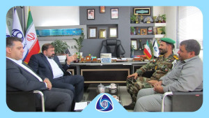 دیدار فرمانده دژبان ارشد ارتش منطقه اصفهان با مدیرعامل سازمان پایانه های مسافربری شهرداری اصفها