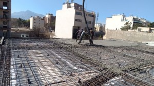 عملیات بتن ریزی مدارس در نقاط مختلف استان