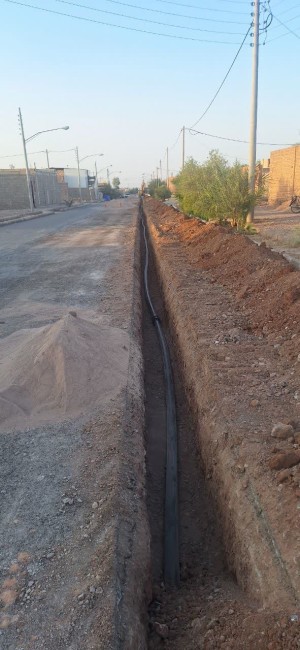 پیشرفت 90 درصدی شبکه آبرسانی شهر کویری جندق