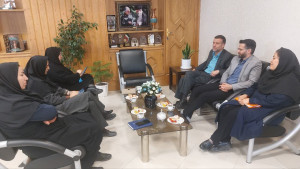 نشست و دیدار دکتر سمیه کریمی سرپرست اداره کل بهزیستی با دهقان دبیر شورای هماهنگی مبارزه با  مواد مخدر استان