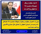 ۸هزار میلیارد ریـال تسهیـلات تبصـره ۱۸ در اصفهان پرداخت شد