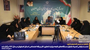 نشست پایانی کمیته بانوان دستگاه‌های تابعه