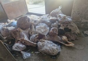 توقیف و معدوم440کیلوگرم گوشت قرمز غیربهداشتی شهرستان سمیرم