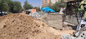 پیشرفت ۲۵ درصدی اصلاح کلکتور فاضلاب خیابان بهارستان شرقی اصفهان