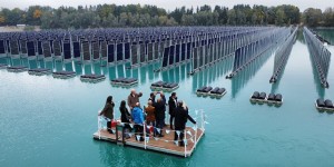 راه‌اندازی بزرگترین نیروگاه خورشیدی شناور عمودی در آلمان