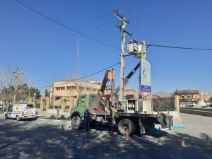 رفع ضعف ولت و ظرفیت سازی شبکه واقع در شهر دستگرد