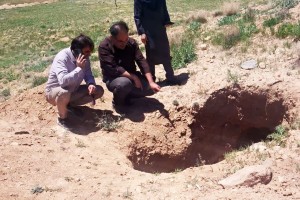 کشف اولین مجموعه گور مقبره دوره اشکانی_ساسانی