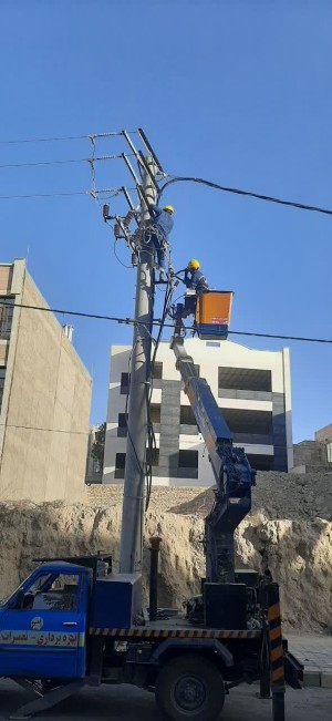 اجرای پروژه رینگ فیدر بلوار شهید جانجانی کاشان