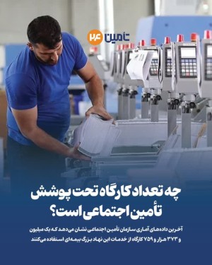 چه تعداد کارگاه تحت پوشش تأمین اجتماعی است؟