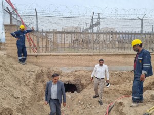 اصلاح کابل‌های خروجی پست قائم