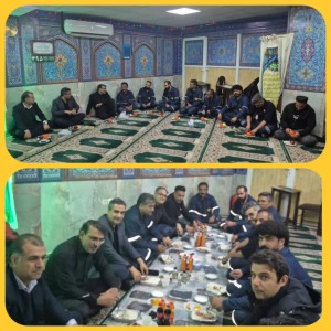 .حضور میدانی در جمع همکاران واحد عملیات