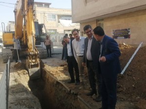 پیشرفت شبکه جمع‌آوری فاضلاب چادگان به ۶۰ درصد می‌رسد