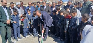 کلنگ‌ احداث مدرسه روستای گلدره مهردشت به زمین زده شد