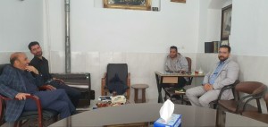 حضور در ستاد مردمی پشتیبانی آسیب‌دیدگان جنگ رمضان